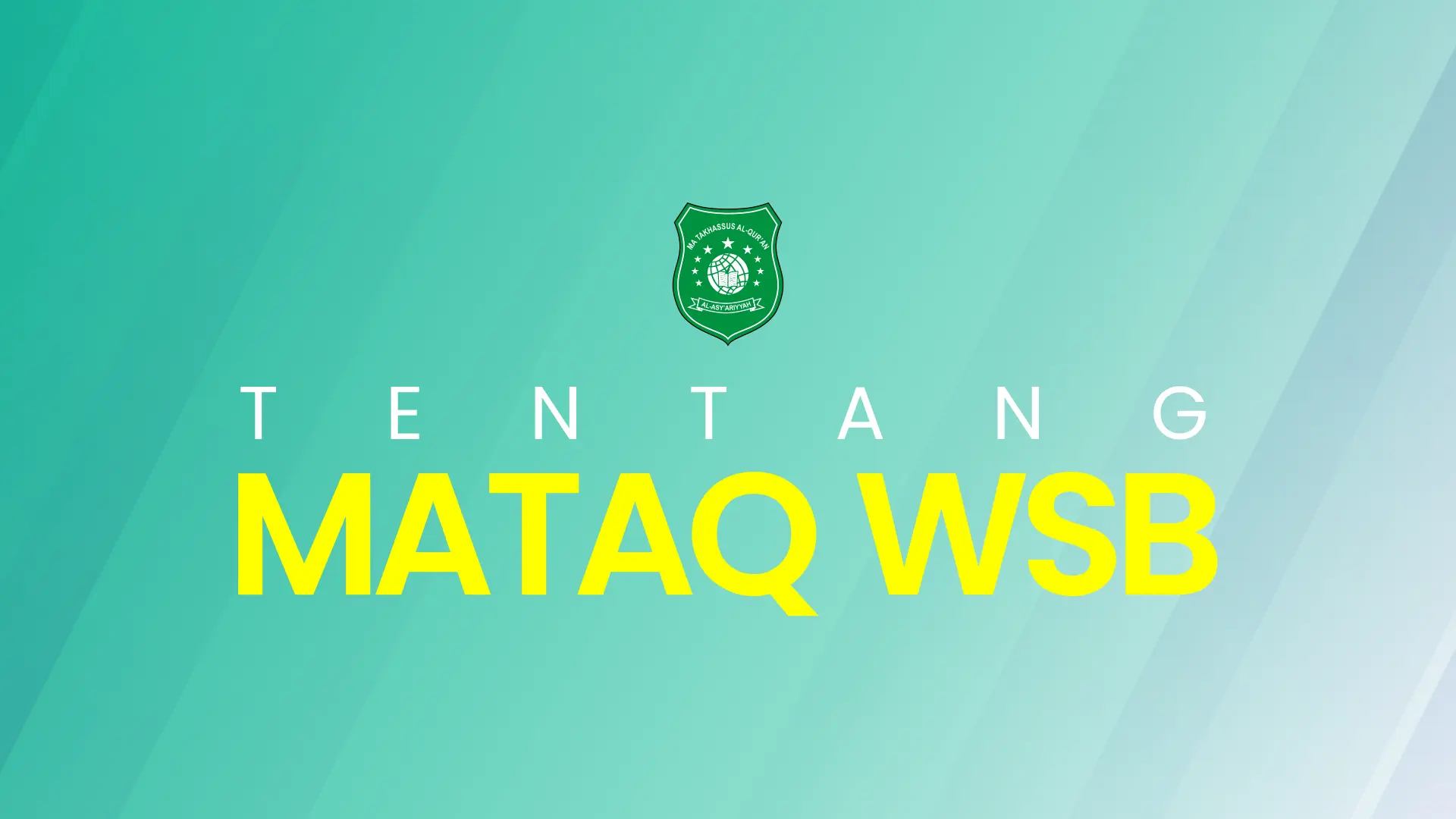 Sejarah MA Takhassus Al-Qur'an